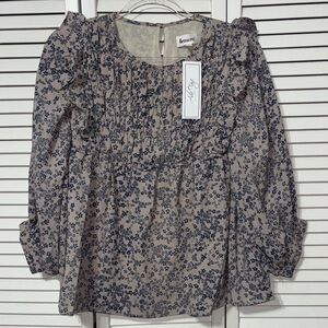 Ada Faye McKenna Top Blush Floral